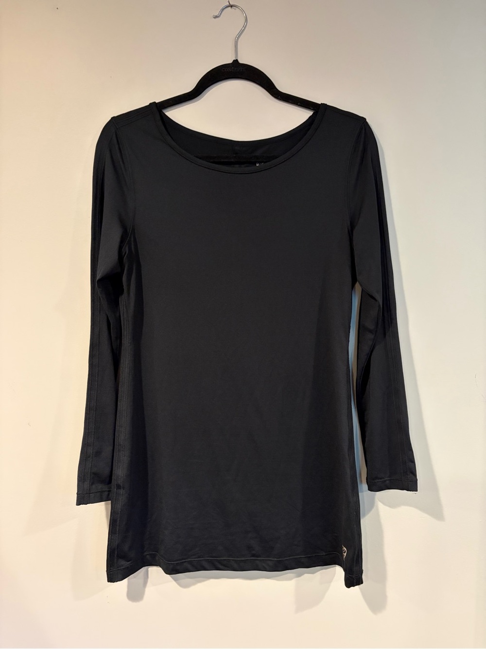 Classic Black Long-Sleeve Women's Top